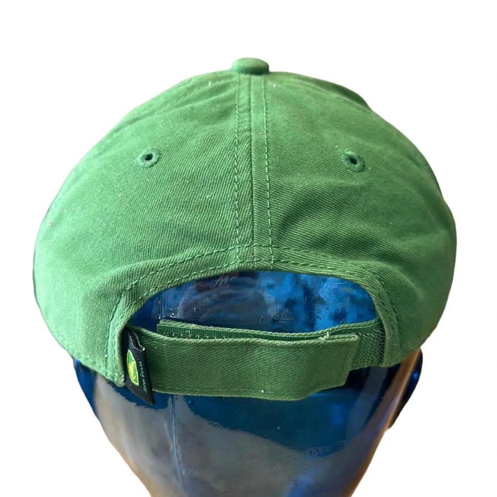 John Deere Green Adjustable Baseball Ball Cap Strapback Hat Youth Small/Medium